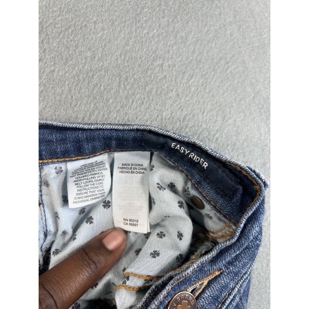 Lucky Brand Women's Blue Straight Jeans 12/31 Stretch Denim, 5-Pocket Design - Picture 4 of 12